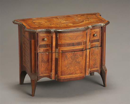 Appraisal: Louis XVI Style Marquetry and Parquetry Satinwood and Colored Tulipwood