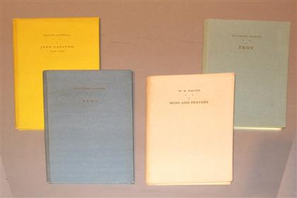 Appraisal: vols Curwen Press - The Ariel Poems Series Titles Davies