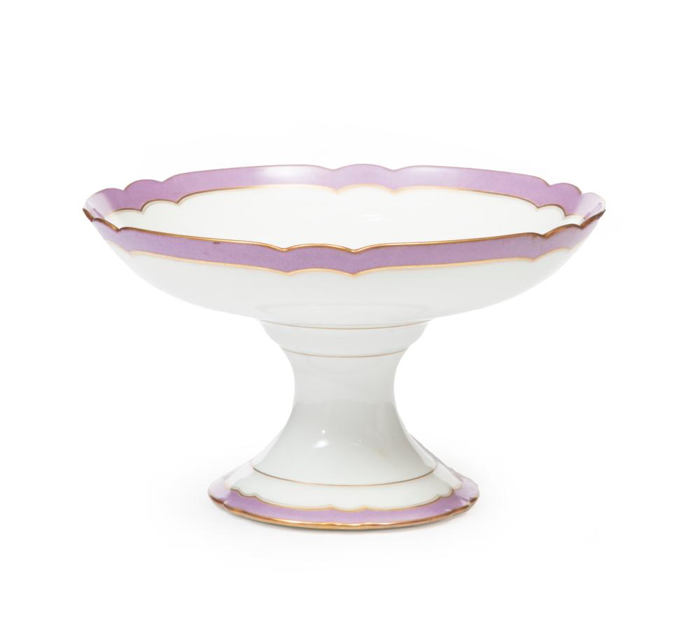 Appraisal: Paris Porcelain Compote marked Lahoche-Pannier Escalier de Cristal Palais Royal