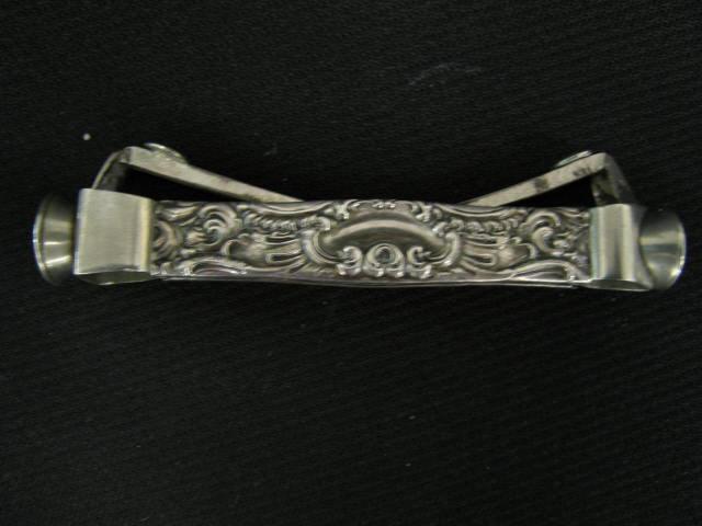 Appraisal: Victorian Sterling Silver Cigar Cutter double ended long