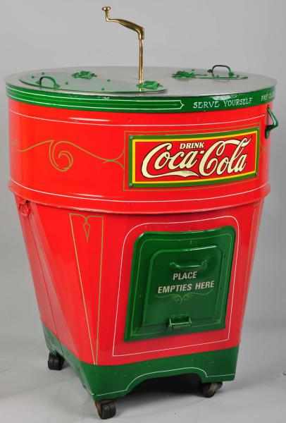 Appraisal: ICY-O Coca-Cola Machine s to s Good-looking overall restoration with