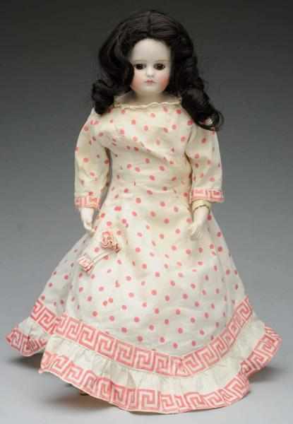 Appraisal: Lovely Early German Fashion Doll Very pale bisque shoulder head