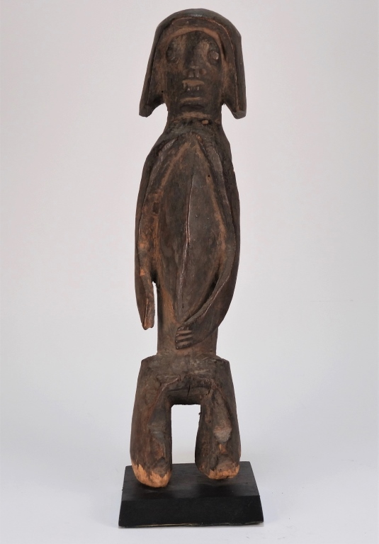 Appraisal: AFRICAN MUMUYE TRIBE STANDING CARVED WOOD FIGURE AfricaEarly th CenturyStanding