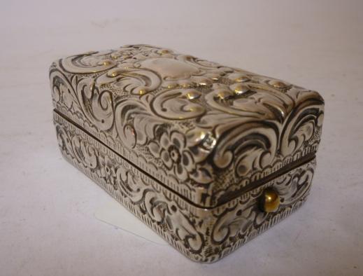 Appraisal: A LATE VICTORIAN SPIRIT BURNER BOX for curling tongs maker