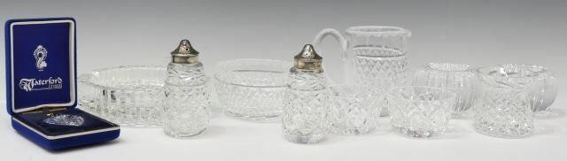 Appraisal: lot of Waterford cut crystal tableware and giftware including votive