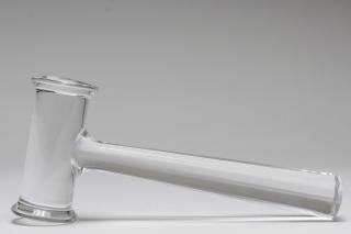 Appraisal: Baccarat French Crystal Gavel Colorless lead crystal legal-themed depicting a