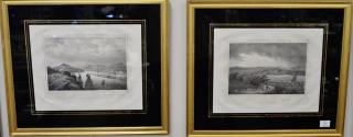 Appraisal: After Jacques-Gerard Milbert - set of four lithographs Pierpoint's Distillery