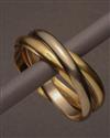 Appraisal: Lot Property of Various Owners -Karat Tri-Color 'Trinity' Rolling Bangle