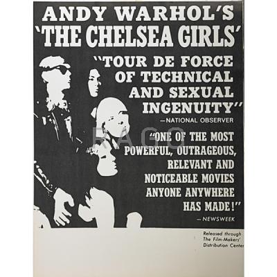 Appraisal: ANDY WARHOL American - Condition Report