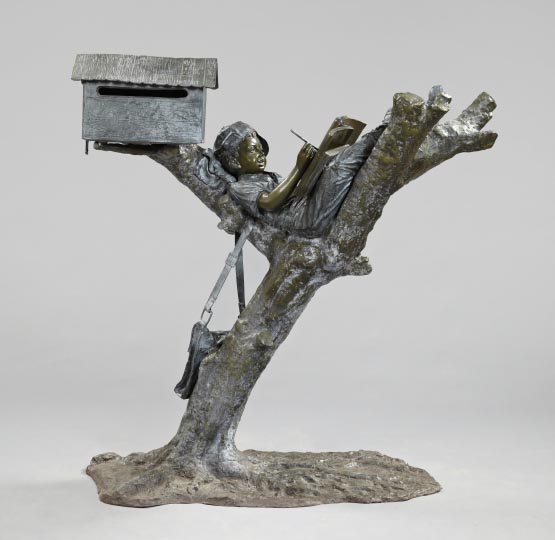 Appraisal: Manner of Jane DeDecker American Contemporary a monumental cast bronze