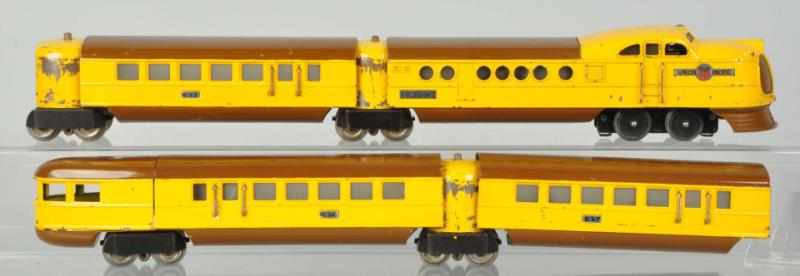 Appraisal: Lionel O-Gauge Union Pacific Passenger Train Set Pre-war Set no