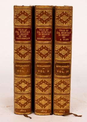 Appraisal: Combe W Dr Syntax Three Tours Miniature Edition vols mo