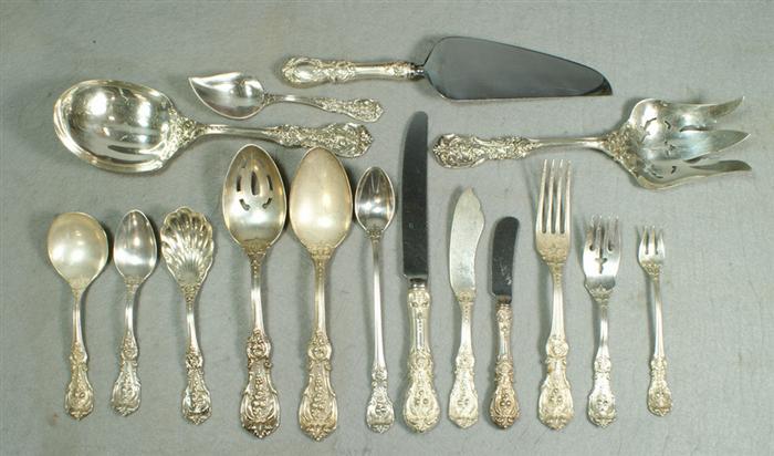 Appraisal: pcs Reed and Barton Francis I sterling silver flatware c