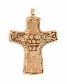 Appraisal: A ct gold cross pendant approximately x mm gms