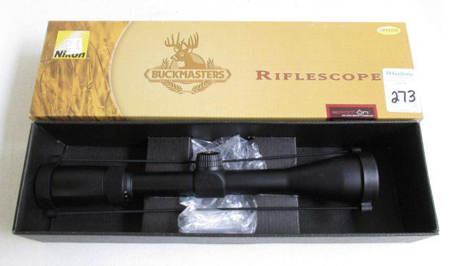 Appraisal: THREE NIKON BUCKMASTERS RIFLE SCOPES - x matte black finish