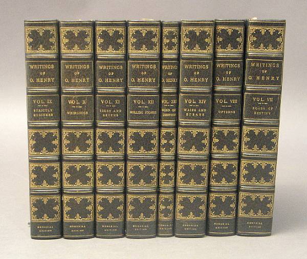 Appraisal: BINDINGS The Complete Writings of O Henry vols Garden City