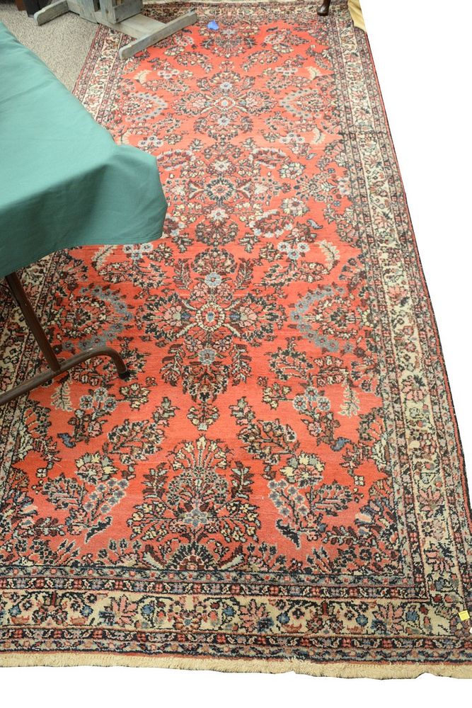 Appraisal: Sarouk Oriental Hall Runner ' x ' Sarouk Oriental Hall