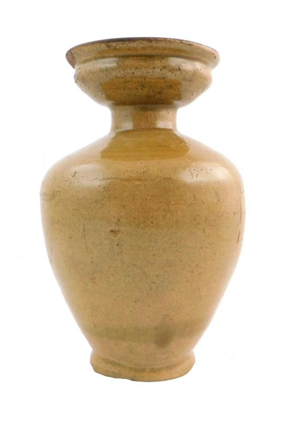 Appraisal: Ceramic vase Chinese Song Dynasty - baluster form Yue type