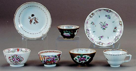 Appraisal: Collection of Chinese Export porcelain tableware th th centuries two