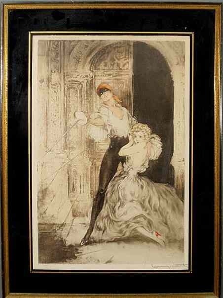 Appraisal: Icart Louis French - etching titled Don Juan with a