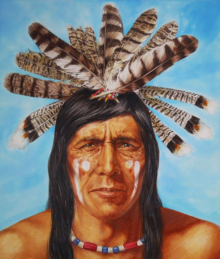 Appraisal: Paul Chris Calle Luiseno Indian Portrait Paul Calle American -