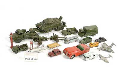 Appraisal: Dinky Matchbox Scalex a mixed group of unboxed diecast To