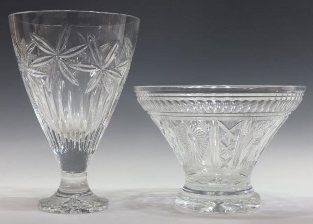 Appraisal: lot of Cut crystal including Waterford Millennium Series centerpiece approx