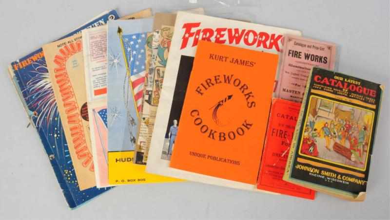 Appraisal: Lot of Fireworks Catalogs Condition Excellent Size Largest - x