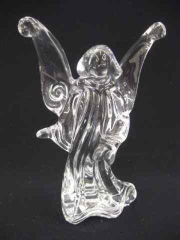 Appraisal: Baccarat Crystal Angel Figurine '' tall signed excellent