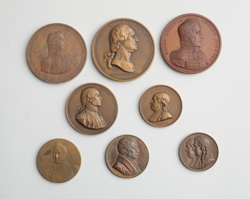 Appraisal: GROUP OF BRONZE COMMEMORATIVE MEDALS RELATING TO UNITED STATES HISTORY