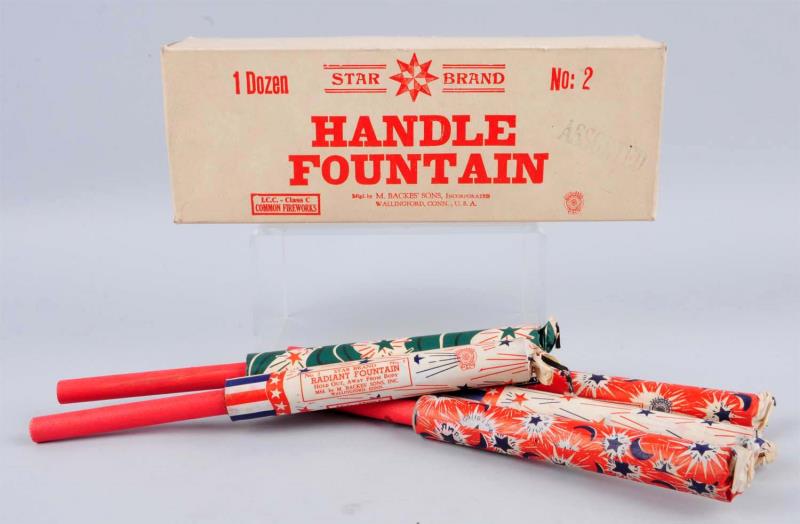 Appraisal: Handle Fountain Assorted Fireworks No Class Complete box of Condition