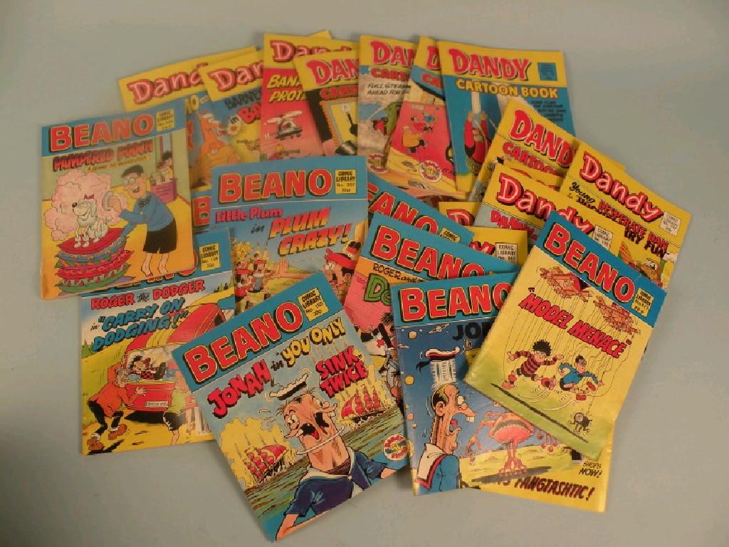 Appraisal: Various Comic Library Beano books and a quantity of Comic