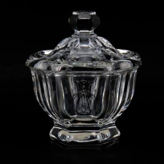 Appraisal: Baccarat Crystal Covered Missouri Jar in Original Box Baccarat Crystal