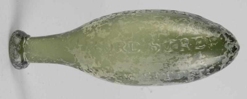 Appraisal: Unusual Oval-Shaped Schweppe Co Bottle Description No chips or flakes