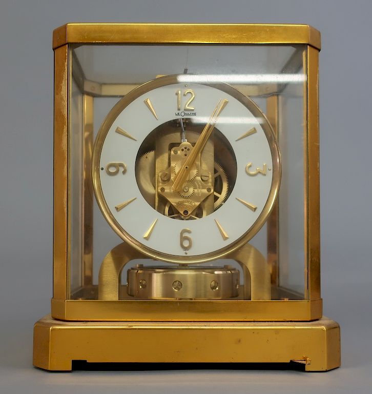 Appraisal: Swiss LeCoultre Atmos Clock Swiss LeCoultre Atmos clock with jewel