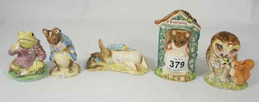 Appraisal: Royal Albert Beatrix Potter Figures Miss Dormouse Old Mr Brown