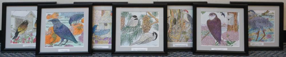 Appraisal: VICTOR R WEIDNER AMERICAN TH CENTURY SCHOOL BIRDS ON BRANCHES