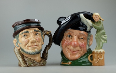 Appraisal: Royal Doulton large character jugs Tam O' Shanter D and