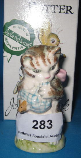 Appraisal: Beswick Beatrix potter Figure Miss Moppet BP B Boxed