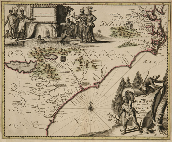 Appraisal: Group of Four Maps of the Americas A After Arnold