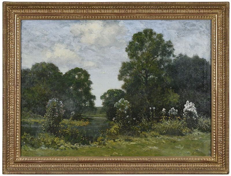 Appraisal: William R Derrick American - A Summer Idyll Short Hills