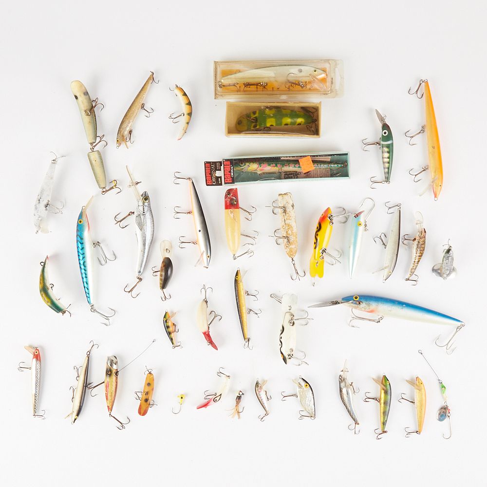 Appraisal: Large Group of Fishing Lures Large group of hard bait