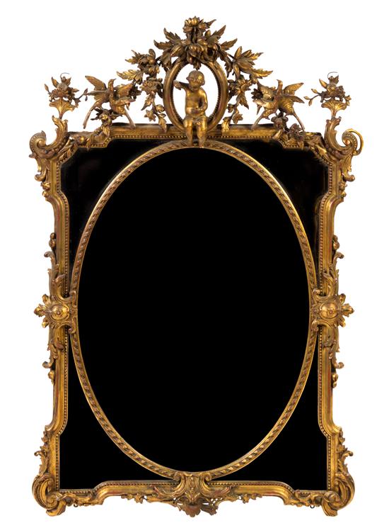 Appraisal: Sale Lot A Louis XVI Style Giltwood Mirror th century