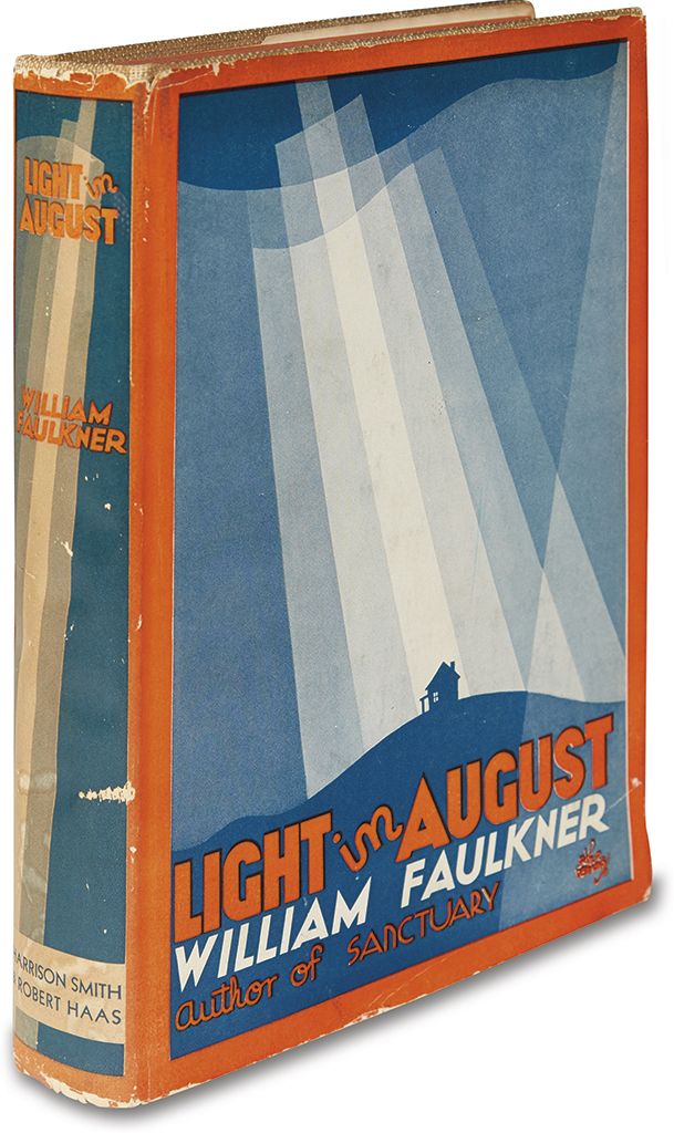 Appraisal: FAULKNER WILLIAM Light in August vo original tan cloth stamped