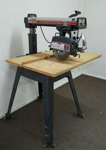 Appraisal: Sears Craftsman model radial arm saw with stand with MDF