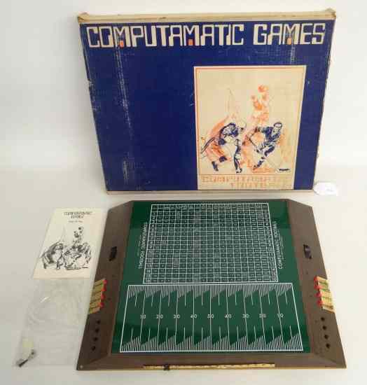 Appraisal: C Computamatic football game in orig box