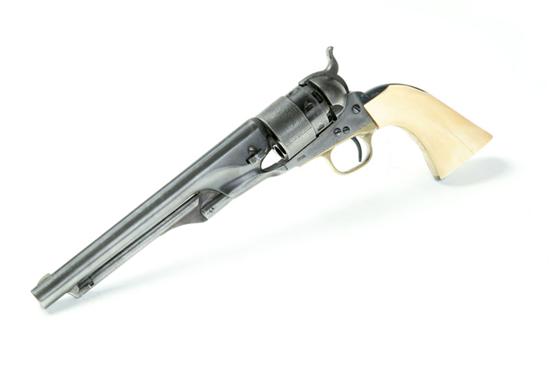 Appraisal: COLT MODEL ARMY REVOLVER caliber six-shot cylinder with naval scene