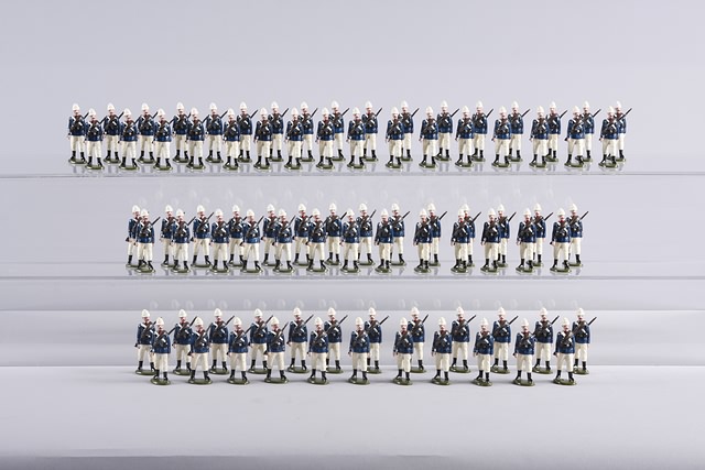 Appraisal: A similar lot of metal figures representing French Infantry Indo-China