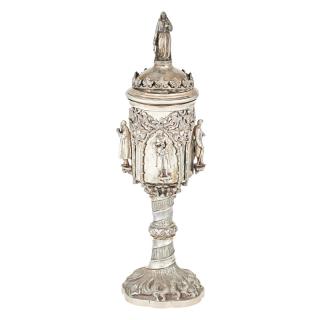 Appraisal: FAMILIAL TREE SILVER POKAL Depicting a stylized tree etched with