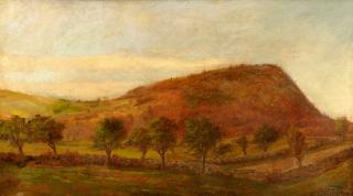 Appraisal: Frank Shapleigh Oil on Canvas Landscape Frank Henry Shapleigh New